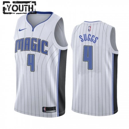 NBA Orlando Magic Trikot Jalen Suggs 4 Nike 2022-23 Association Edition Weiß Swingman - Kinder